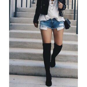 Vince Camuto sexy chic women's over the knee Black  Boots size 5.5 NEW
